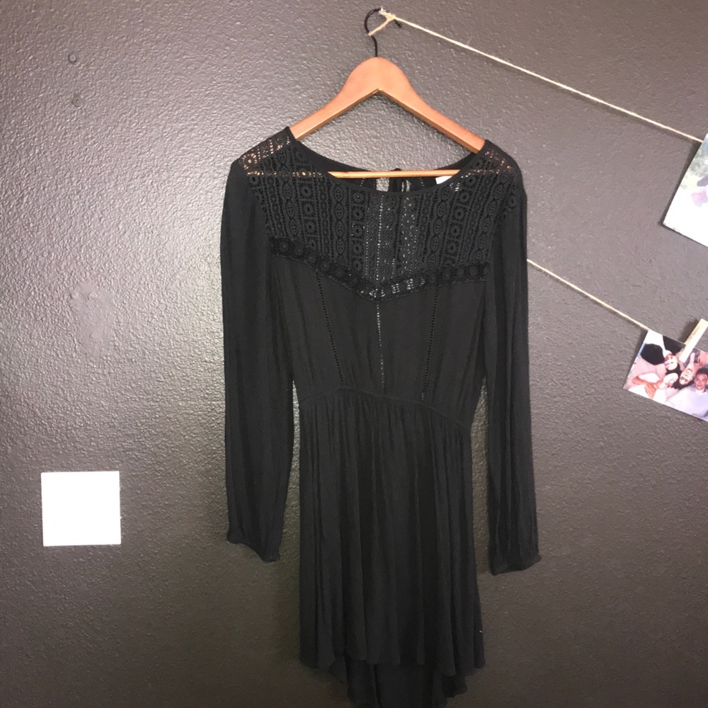Amuse Society Black Mini Dress